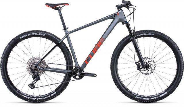 CUBE REACTION C:62 RACE FLASHGREY 'N' RED 2022