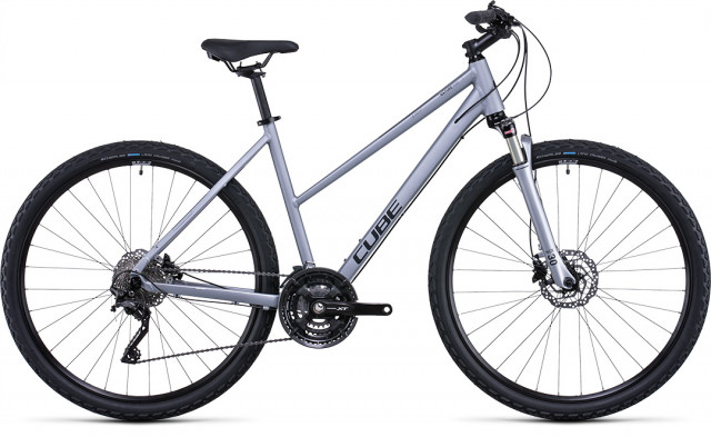 CUBE NATURE EXC TRAPEZE POLARSILVER 'N' BLACK 2022