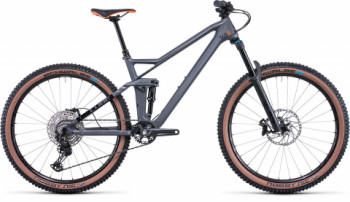 CUBE STEREO 140 HPC RACE 27.5 GREY 'N' ORANGE 2022