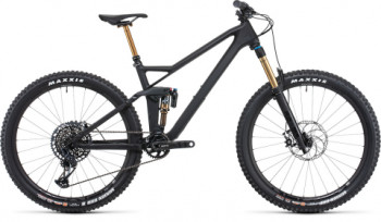 CUBE STEREO 140 HPC SLT 27.5 CARBON 'N' BLACK 2022