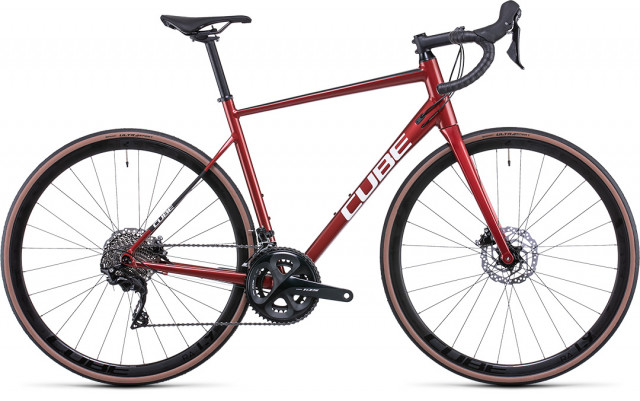CUBE ATTAIN SL RED 'N' WHITE 2022