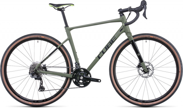 CUBE NUROAD RACE OLIVE 'N' BLACK 2022
